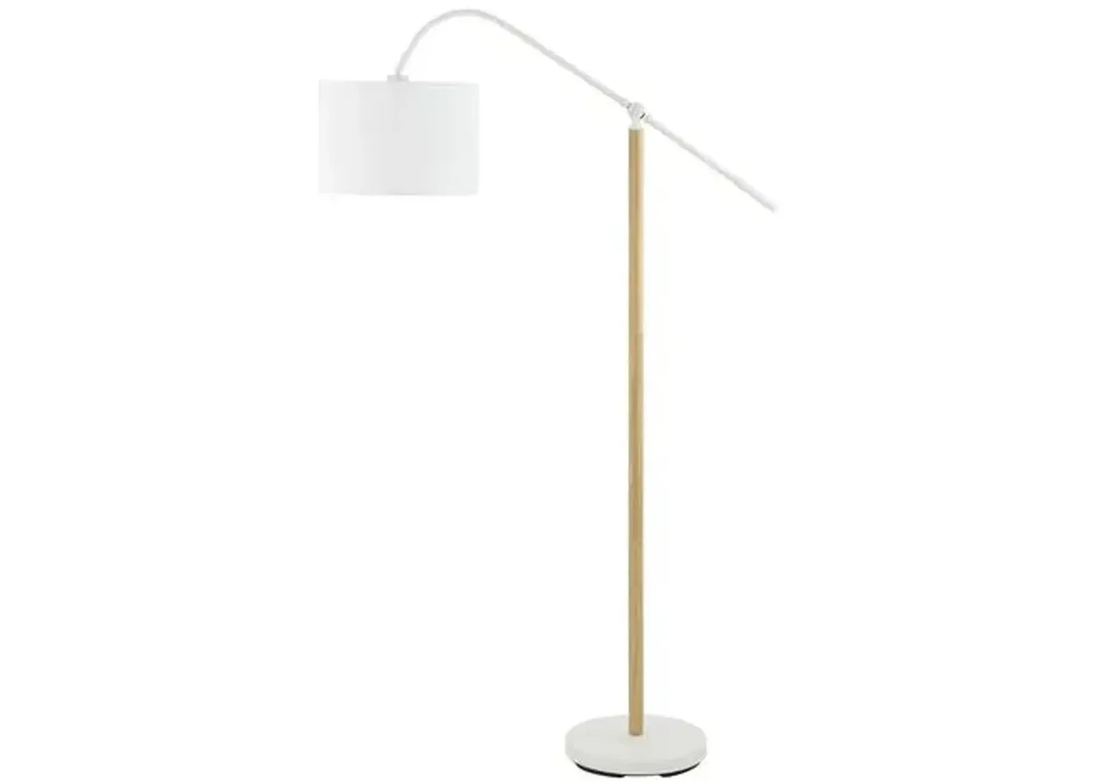 Sergio Floor Lamp - White/Natural