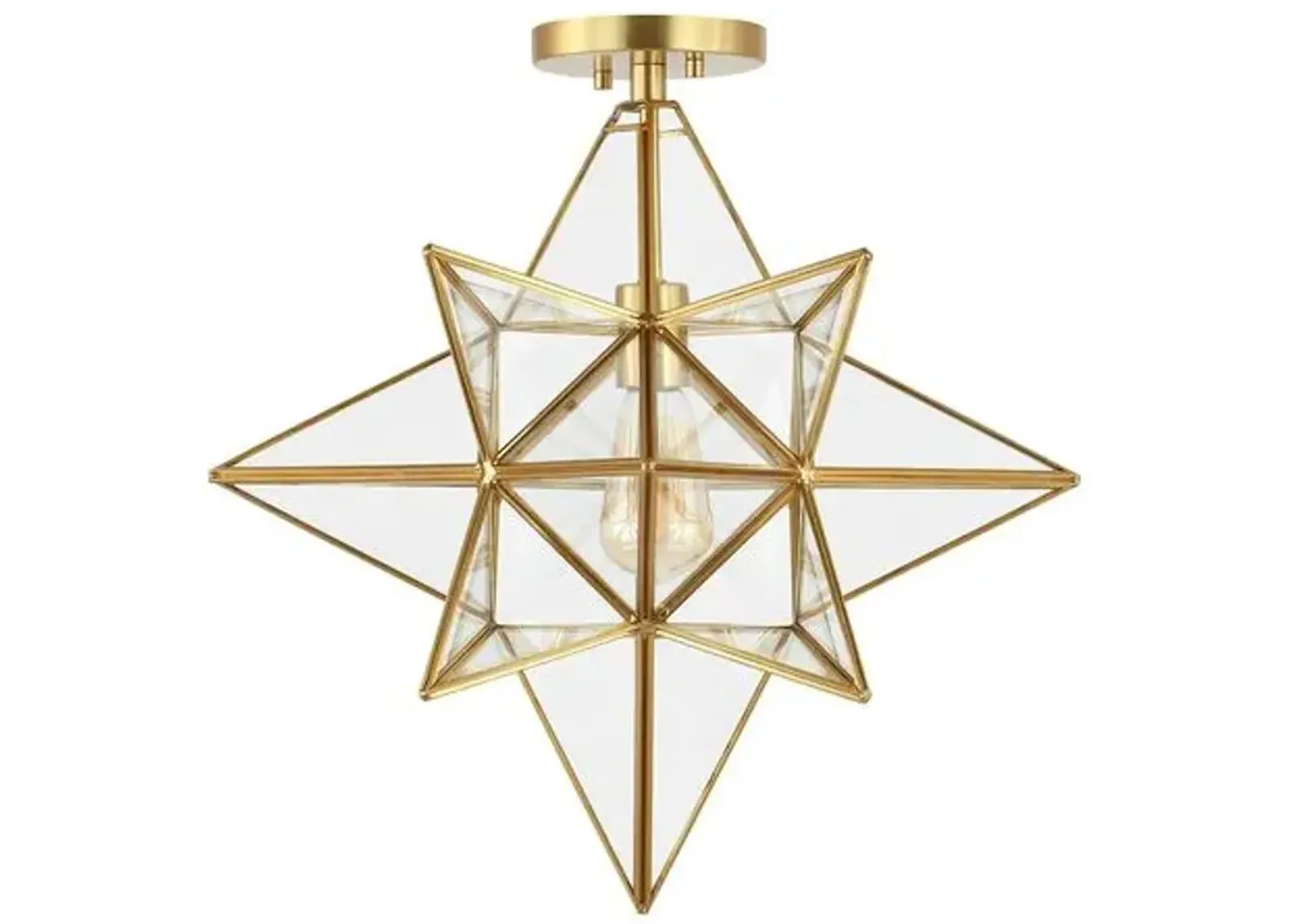 Ronnika Star 17" Flush Mount - Gold