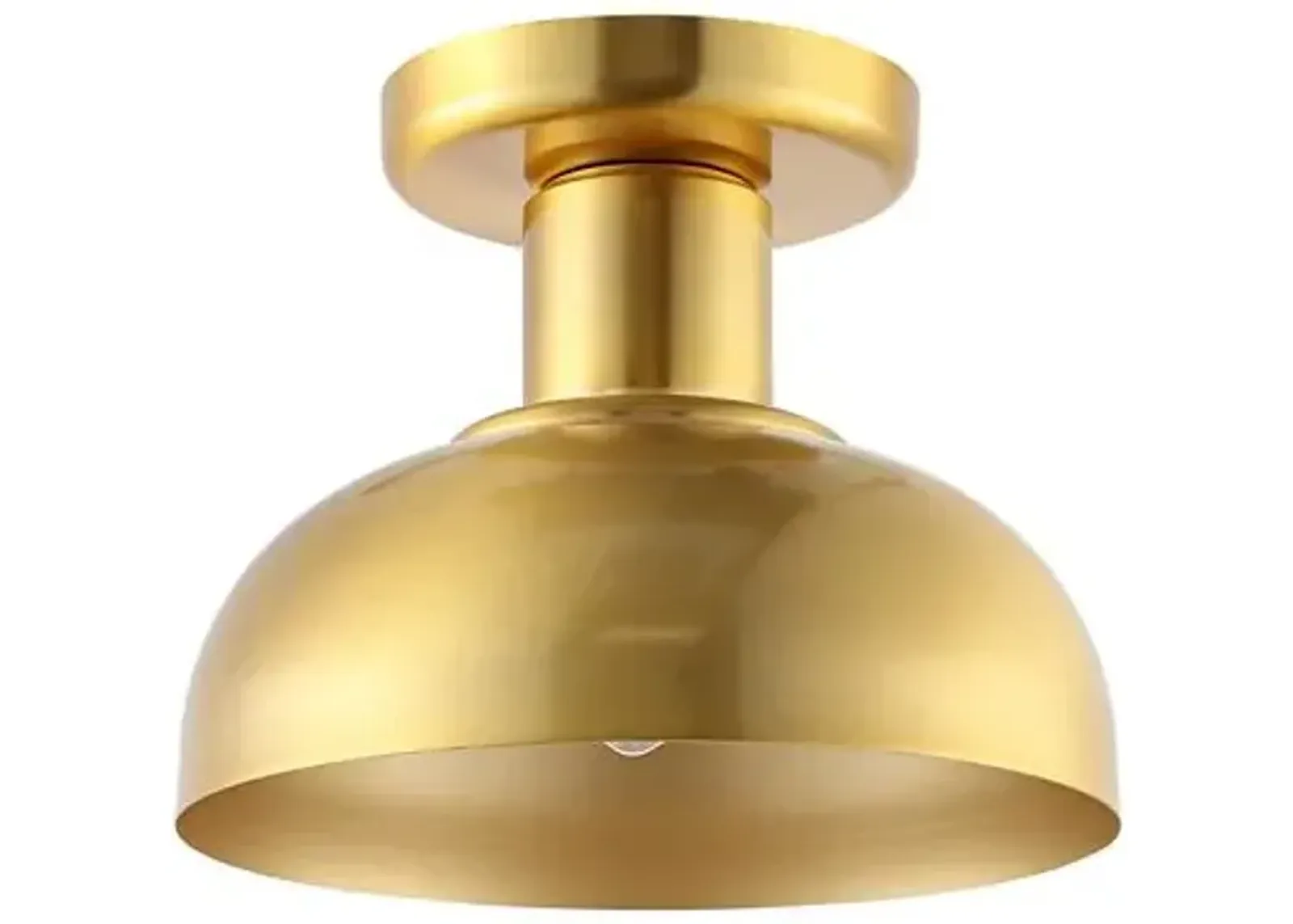 Taryn 10" Flush Mount - Brass - Gold