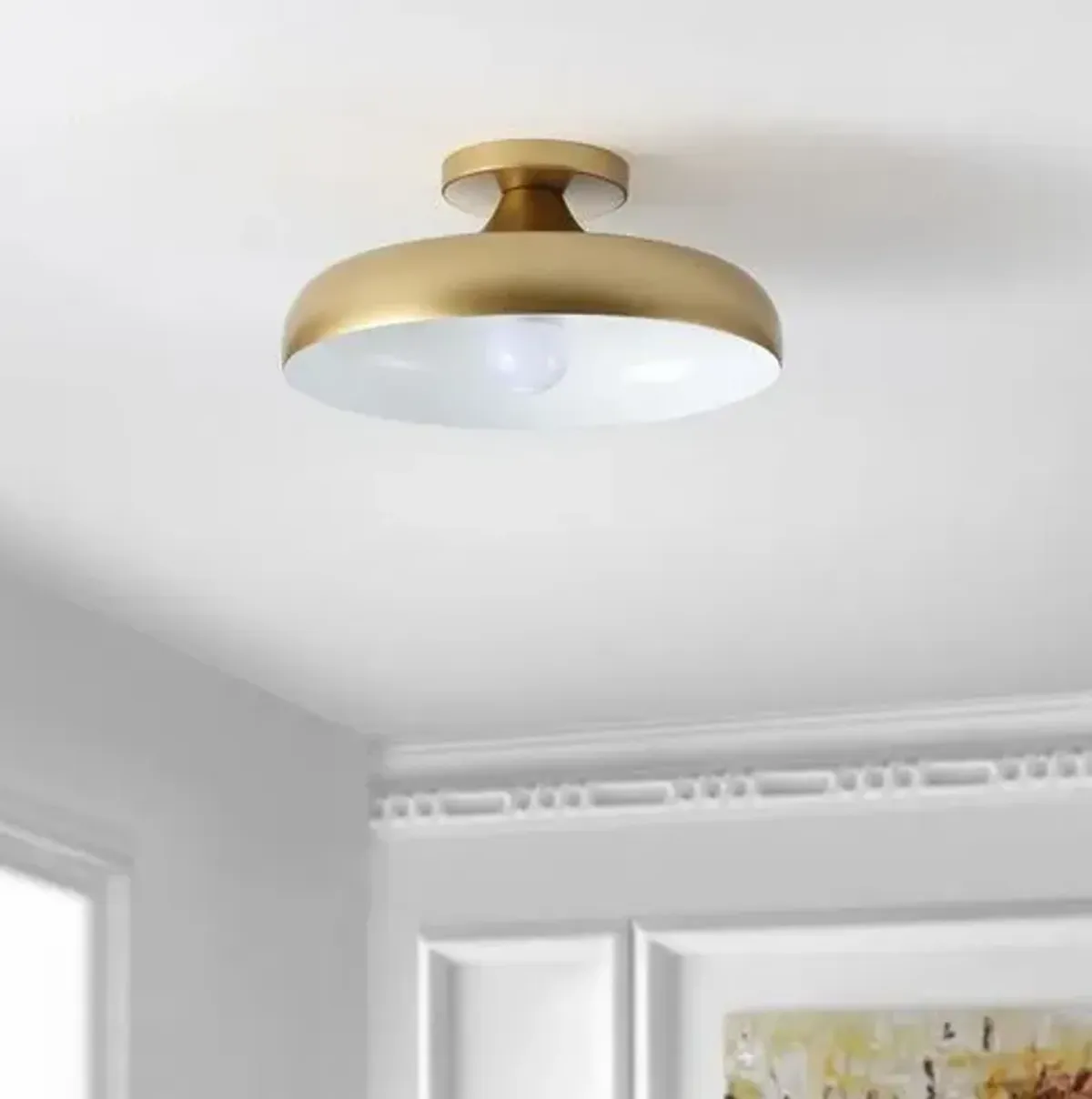 Lala 13.25" Flush Mount - Gold