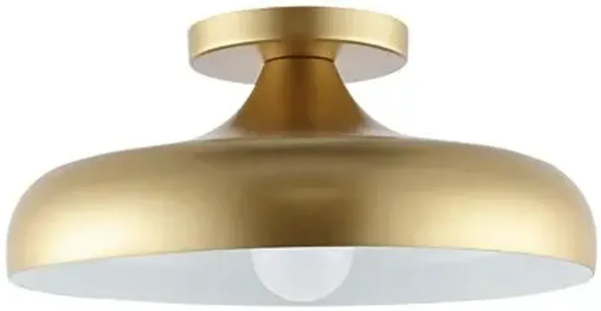 Lala 13.25" Flush Mount - Gold