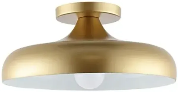 Lala 13.25" Flush Mount - Gold