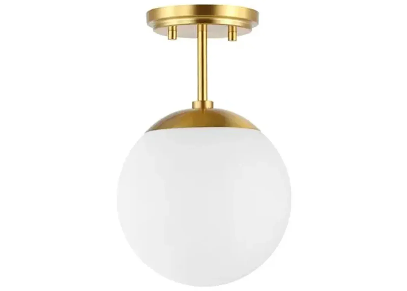 Avianne 7.75" Globe Flush Mount - Brass - Gold