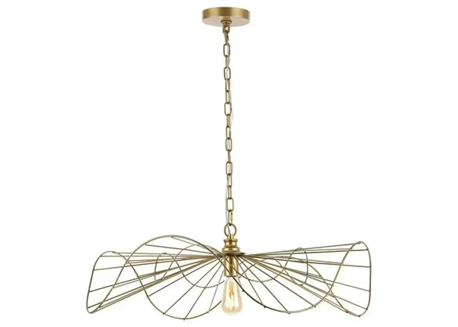 Kinny 28" Pendant - Gold