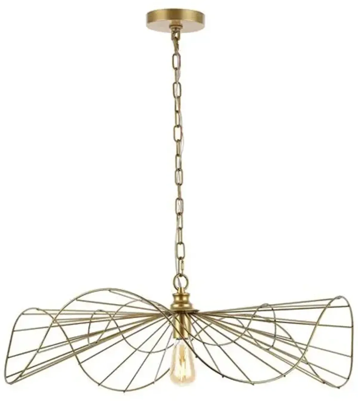 Kinny 28" Pendant - Gold