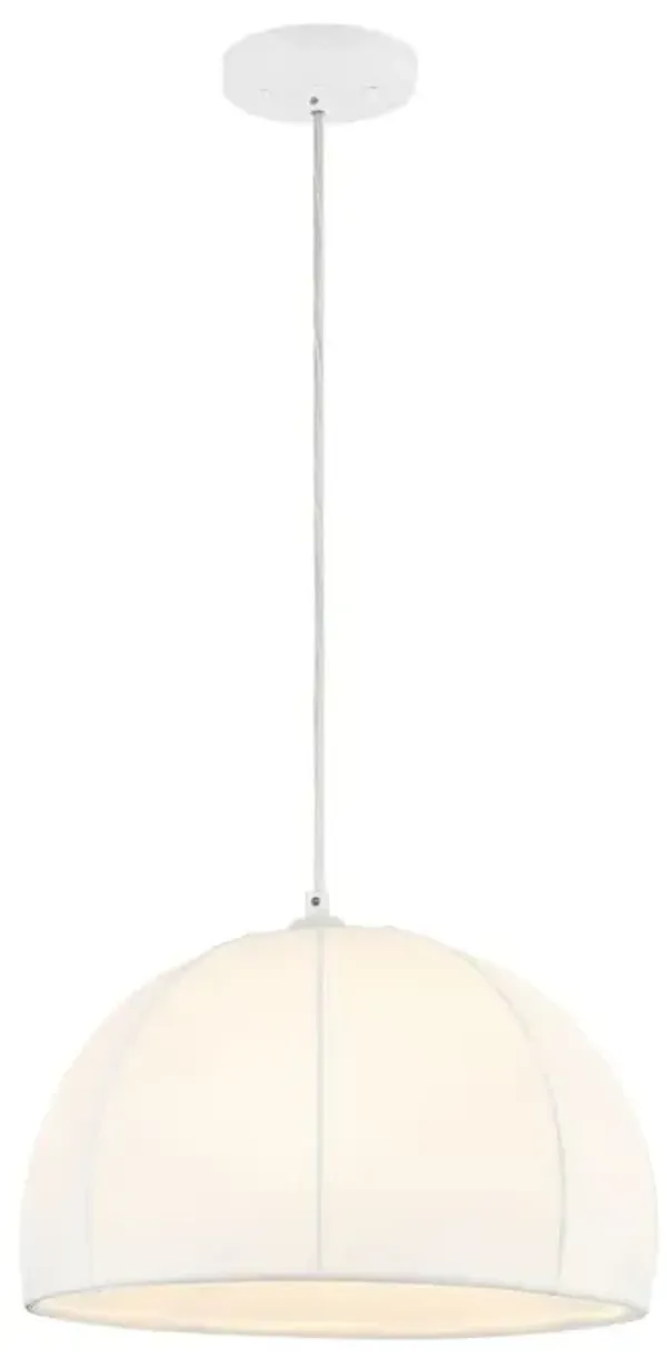Fabien 15" Pendant - White