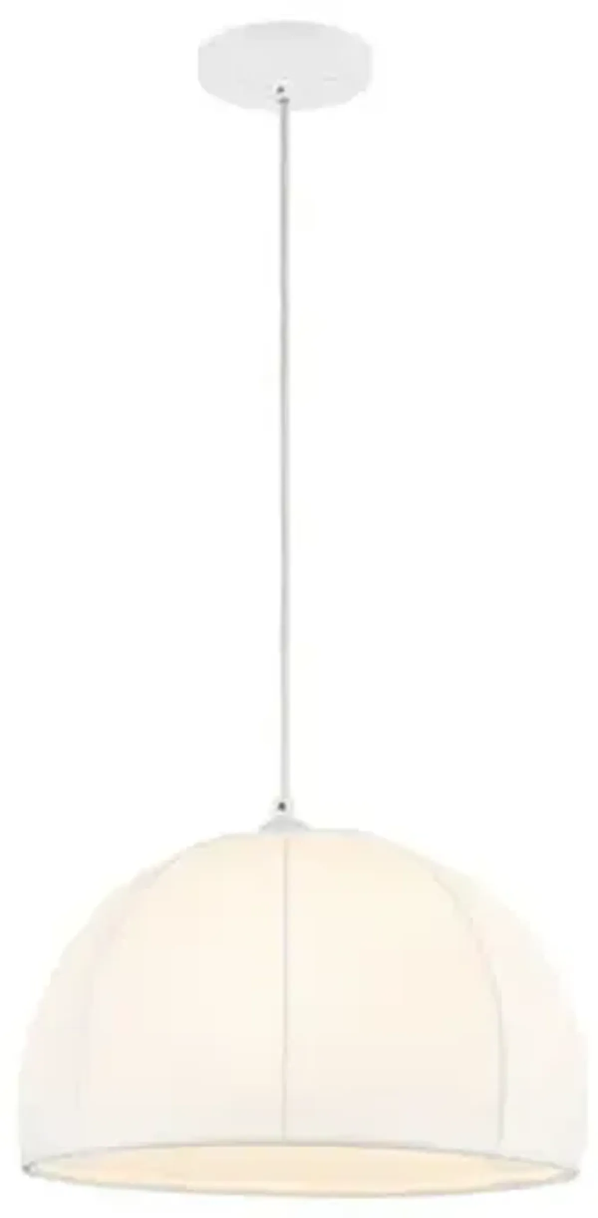 Fabien 15" Pendant - White