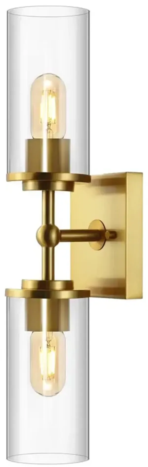 Alyssia 2-Light 6" Wall Sconce - Gold
