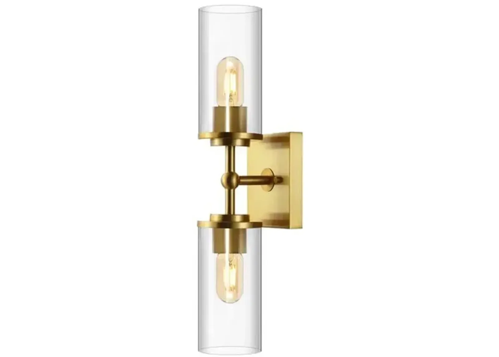 Alyssia 2-Light 6" Wall Sconce - Gold