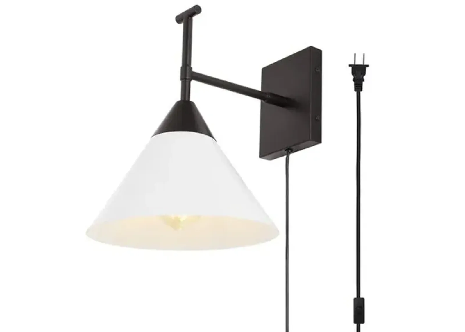 Melena 12.5" Wall Sconce - Black