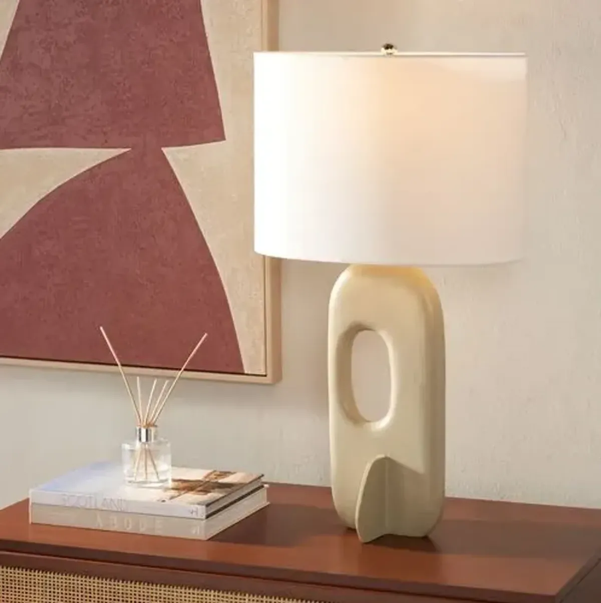 Ardie 27" Table Lamp - Off White