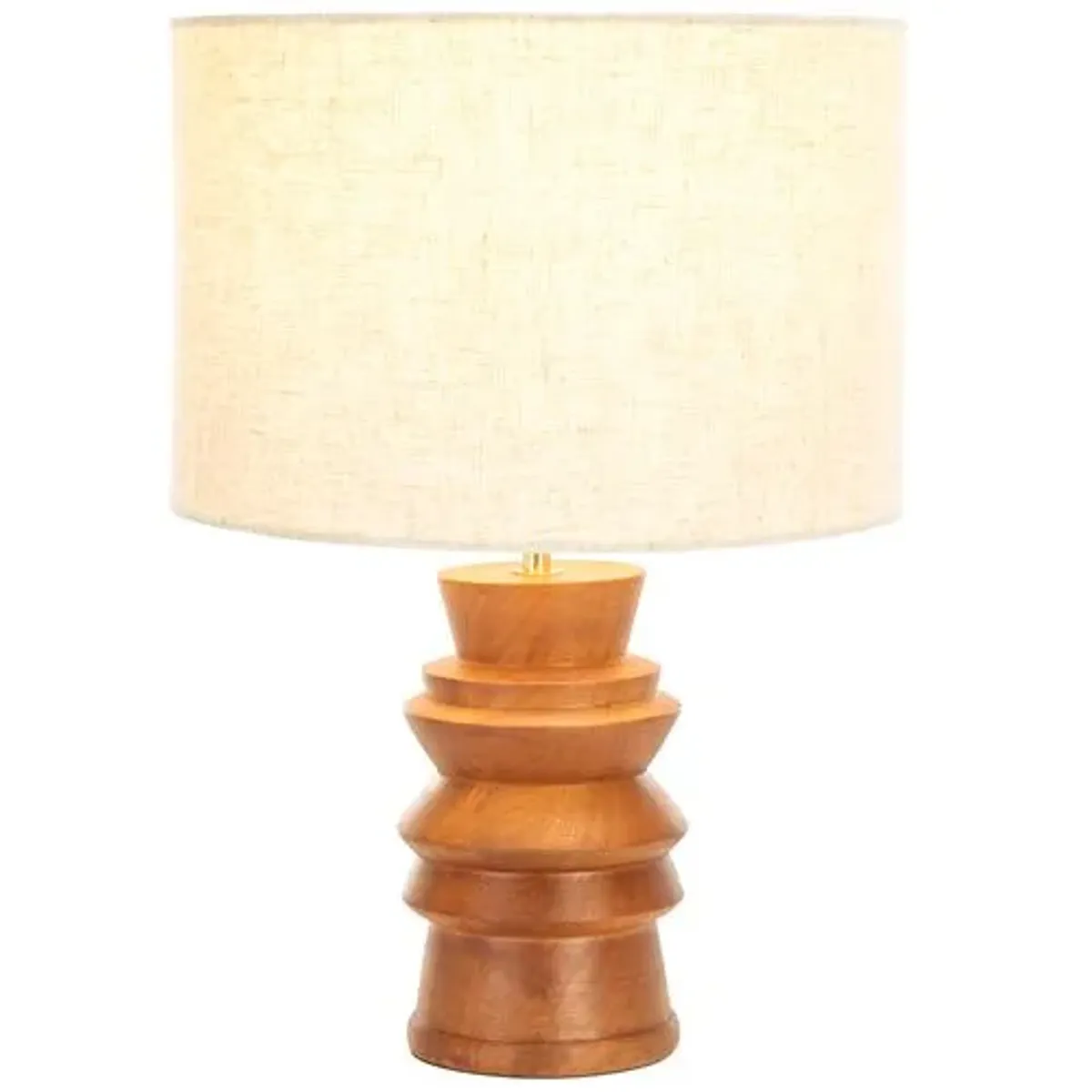 Denero 17" Table Lamp - Natural - Brown