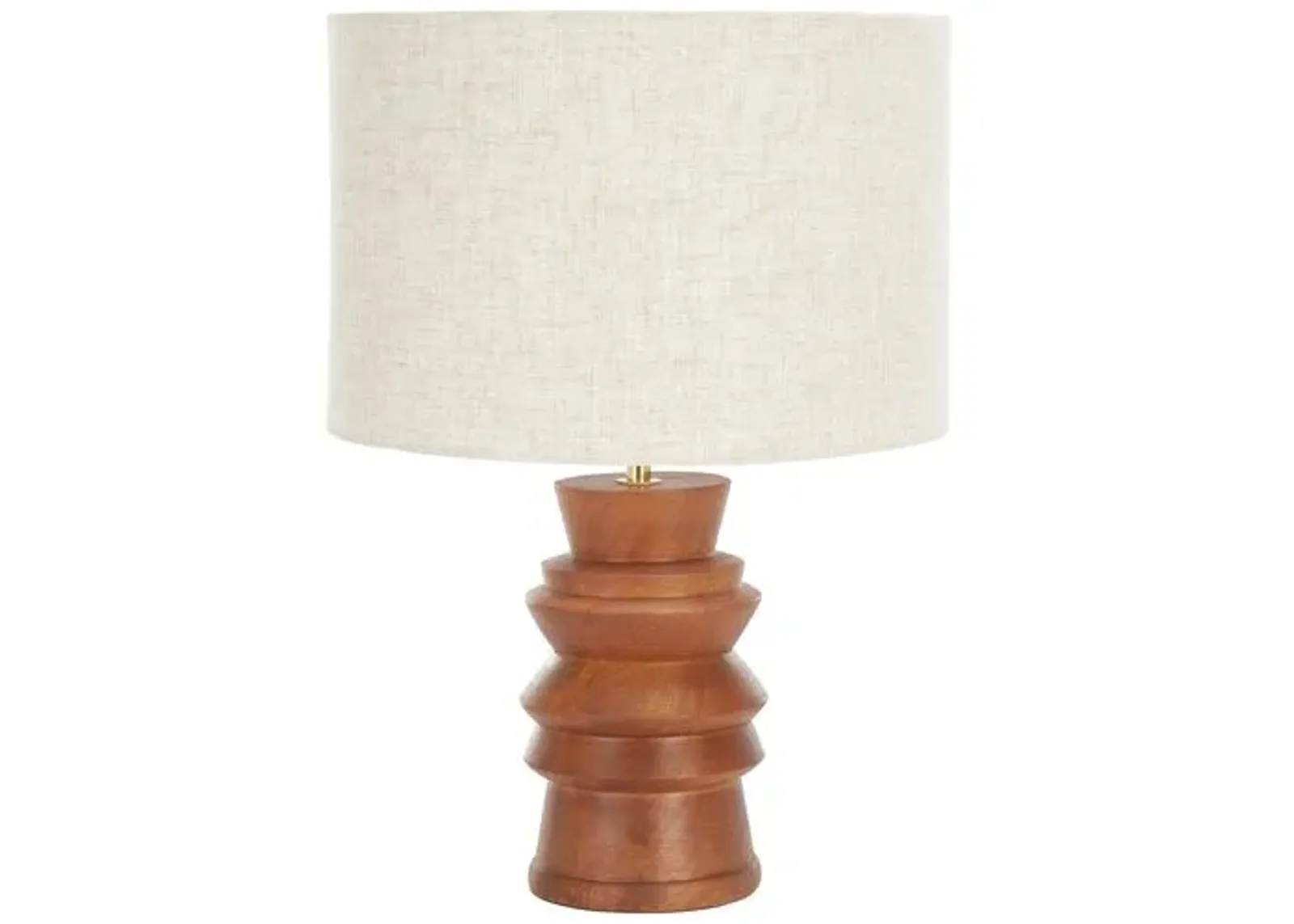 Denero 17" Table Lamp - Natural - Brown