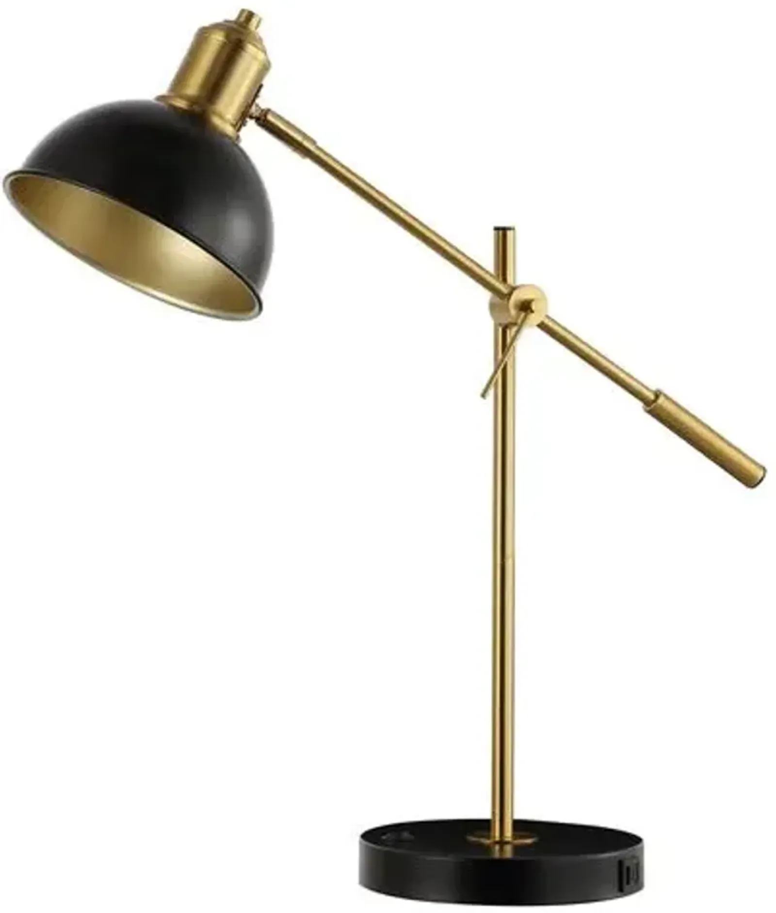 Lonn 24" Table Lamp - Black/Brass