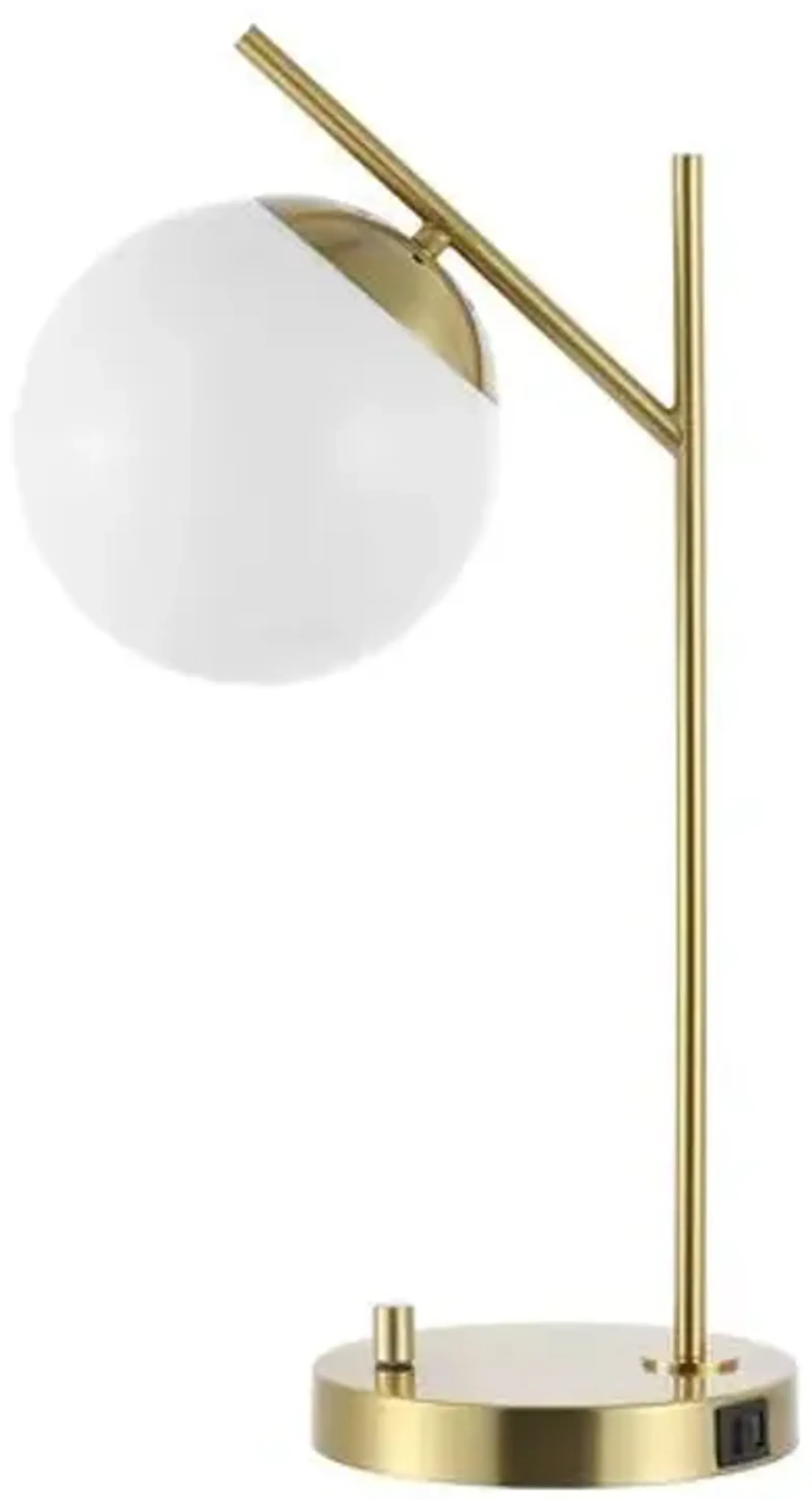 Frankie Globe Table Lamp - Brass - Gold