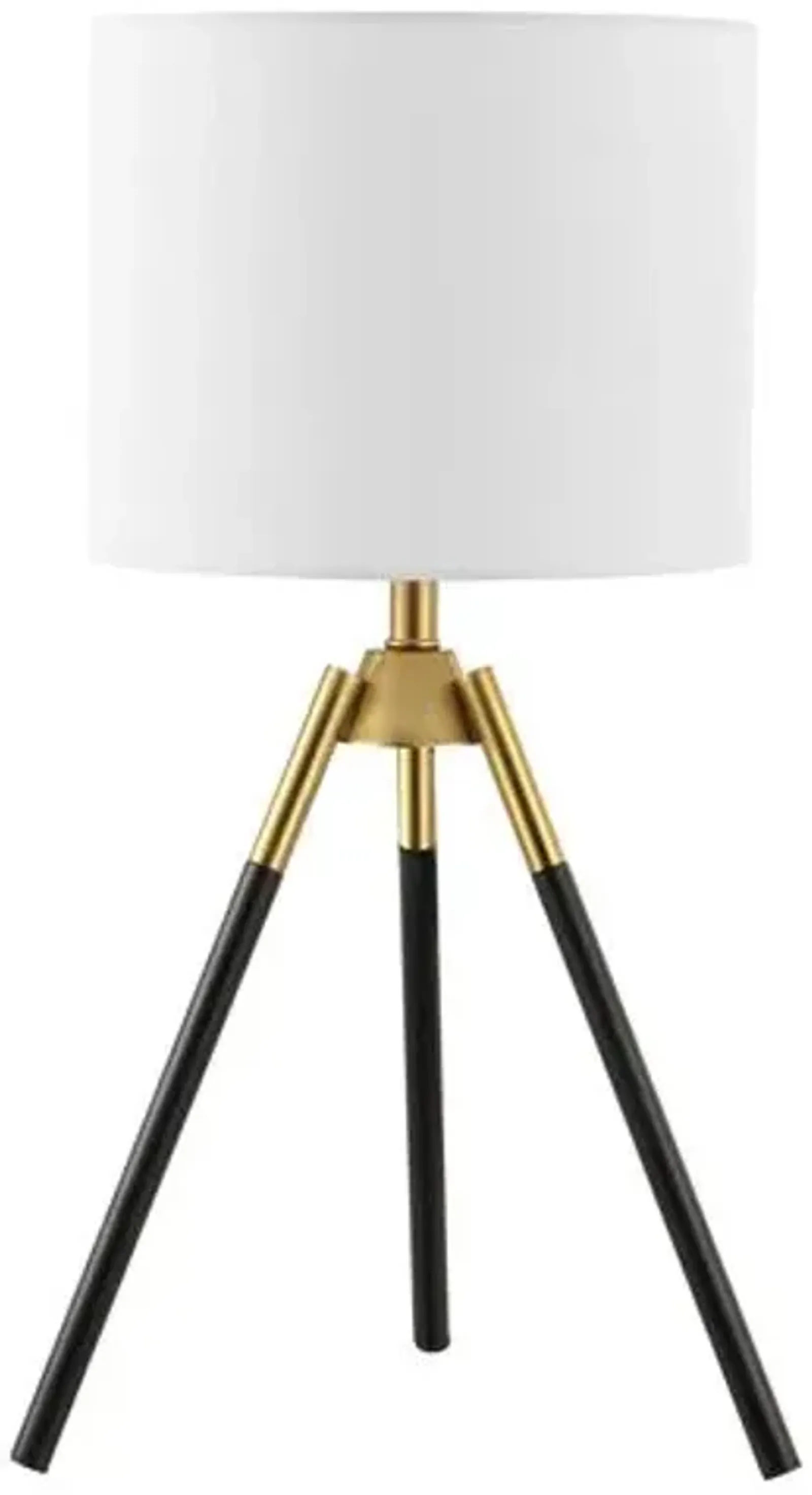 Janice 21.5" Tripod Table Lamp - Black/Brass