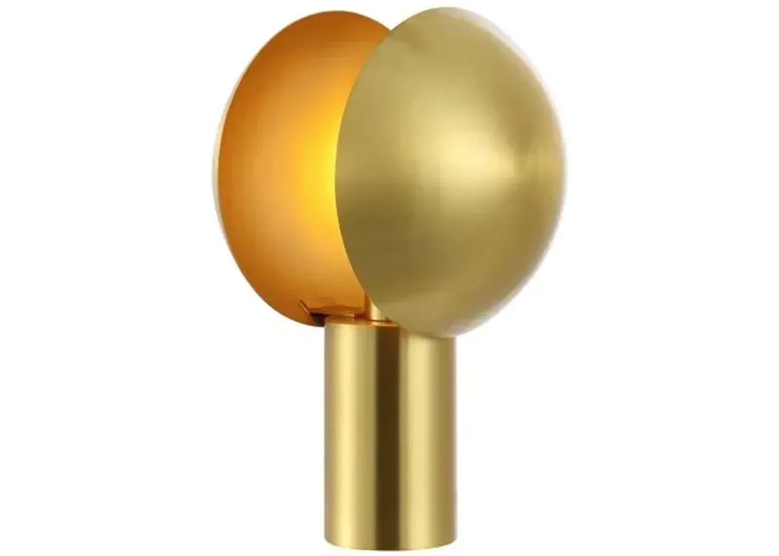 lowry 15" Table Lamp - Brass - Gold