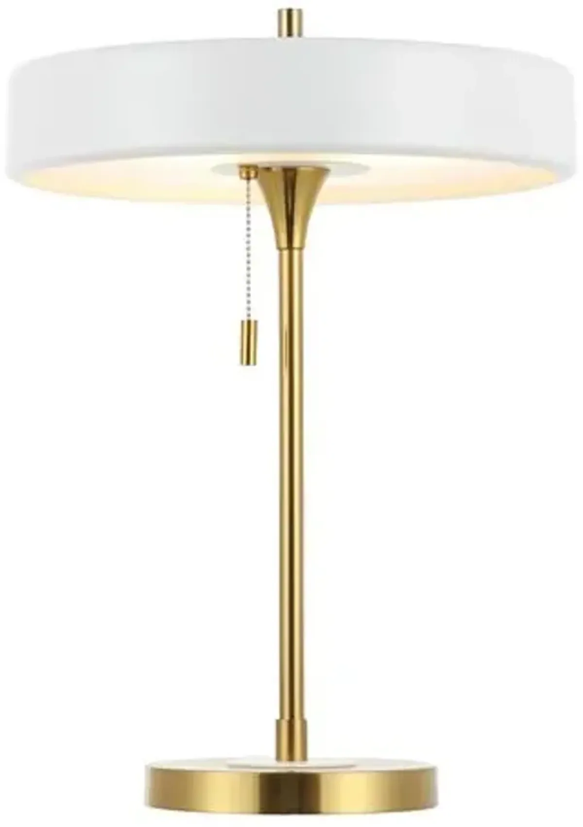 Zennie 19.25" Table Lamp - White