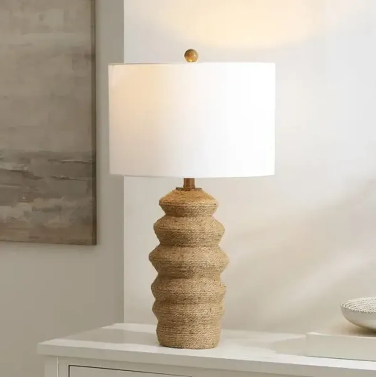 Jaylen 26" Table Lamp - Natural - Brown