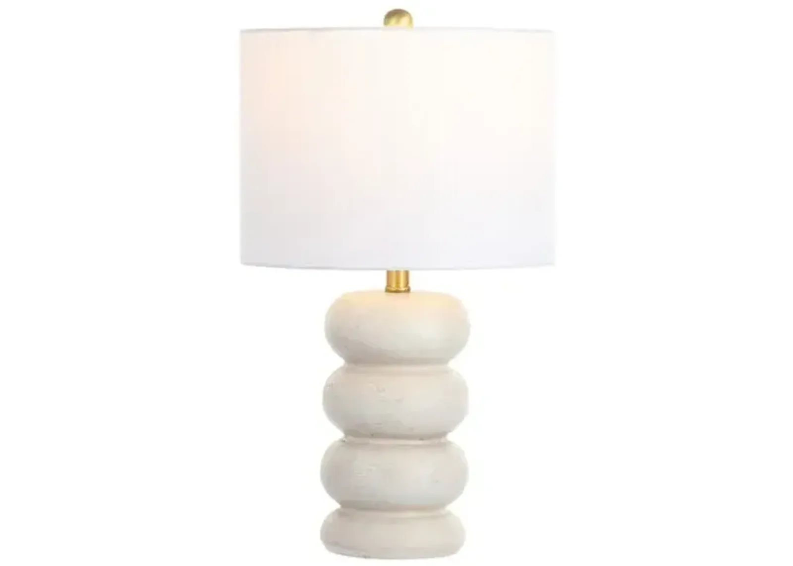 Sapphira Table Lamp - Cream - Ivory