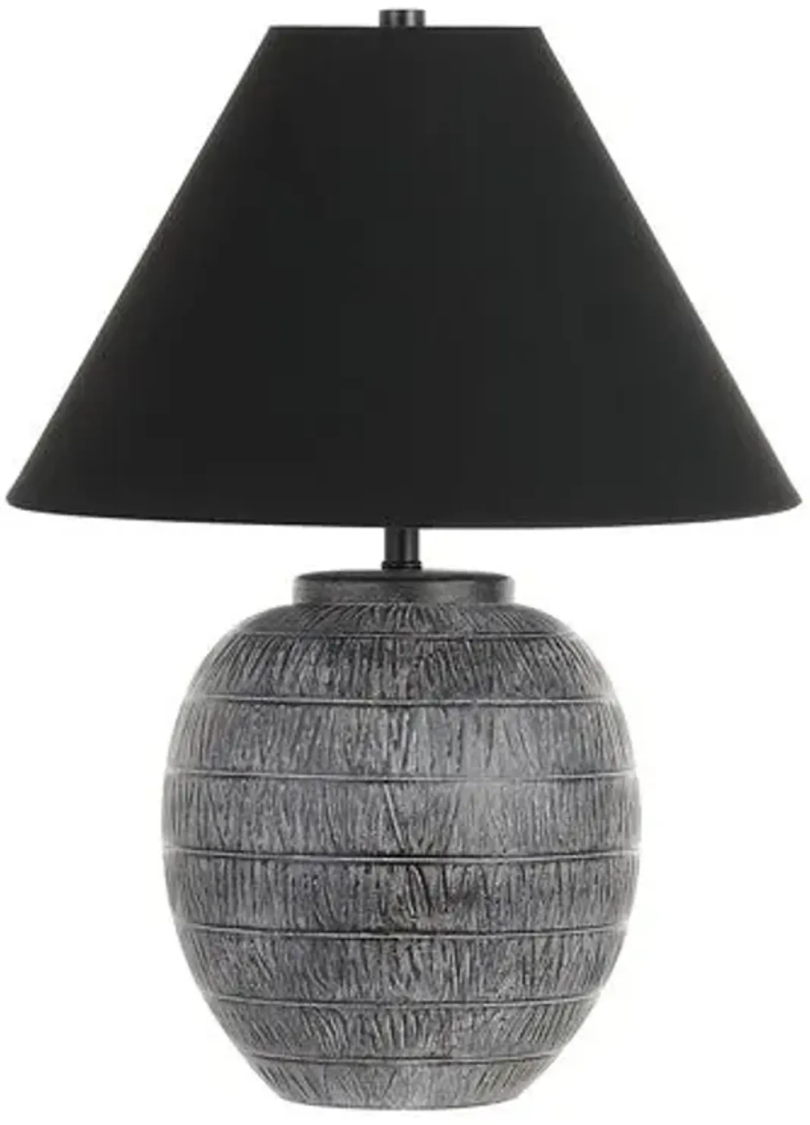 Moni 22" Table Lamp - Grey/Black - Gray