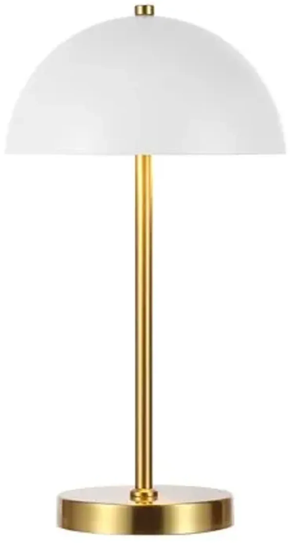 Bett 19.5" Table Lamp - Brass/White - Gold