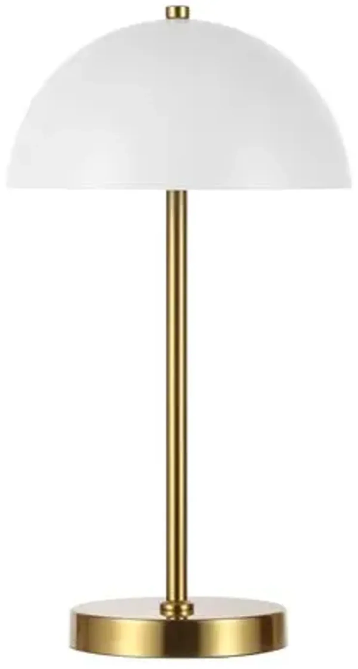 Bett 19.5" Table Lamp - Brass/White - Gold