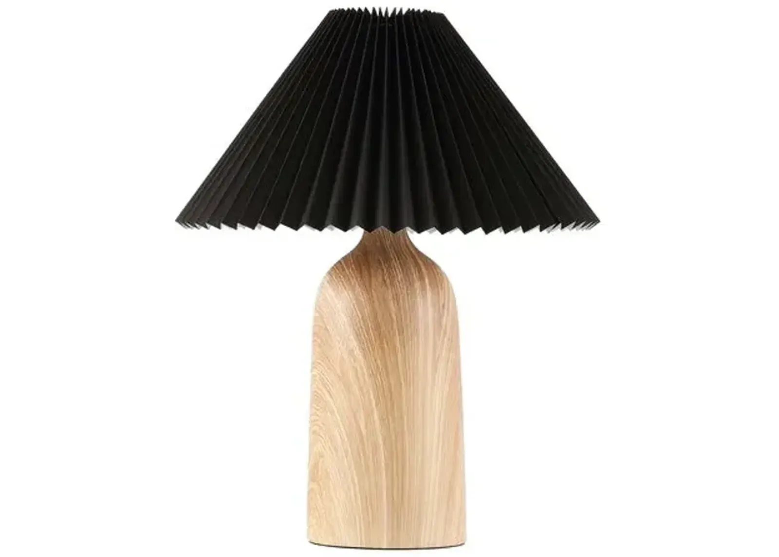 Reiley 19" Table Lamp - Black/Natural