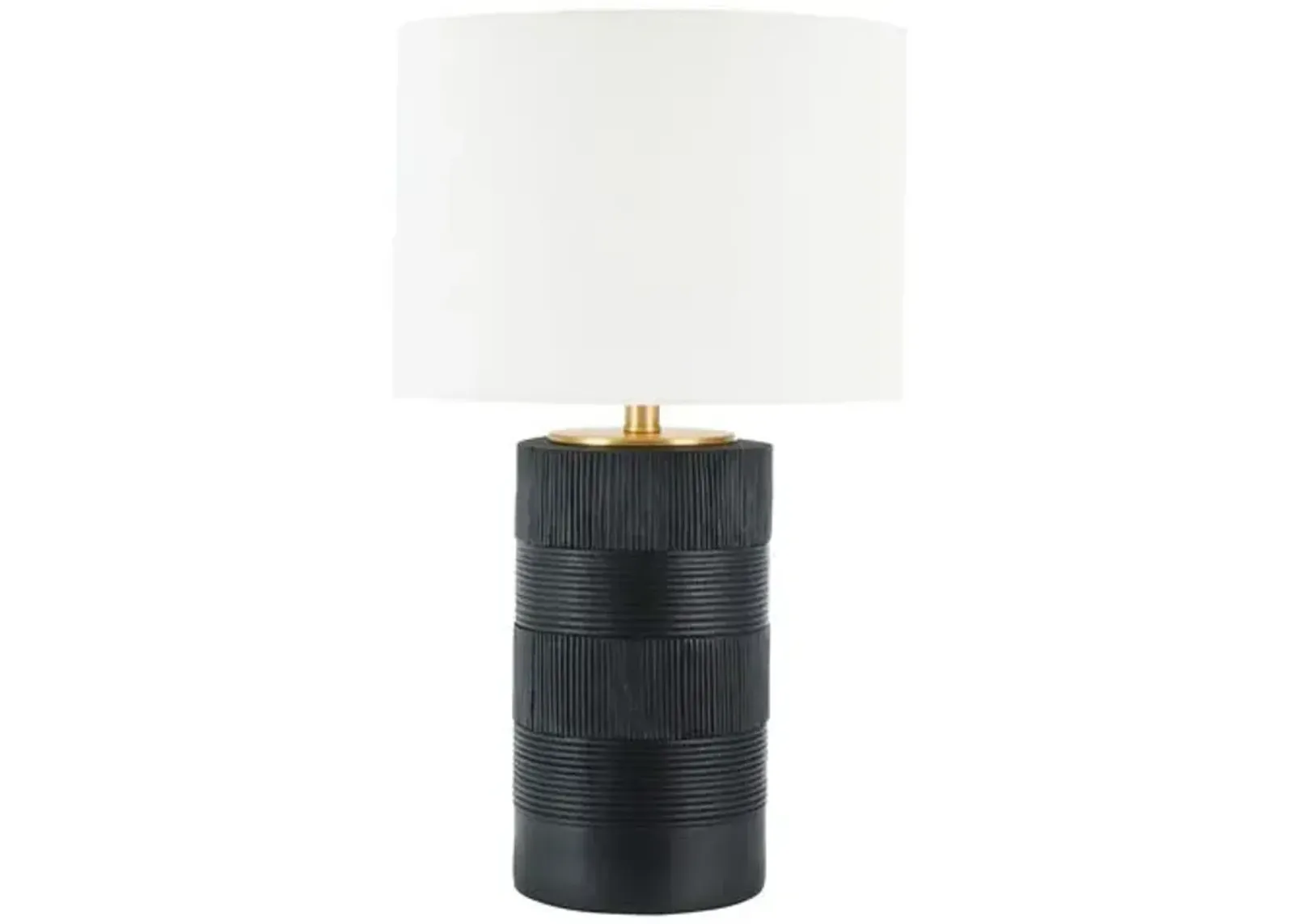 Demitri 25" Table Lamp - Black