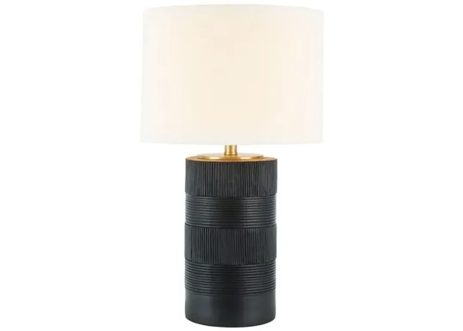 Demitri 25" Table Lamp - Black