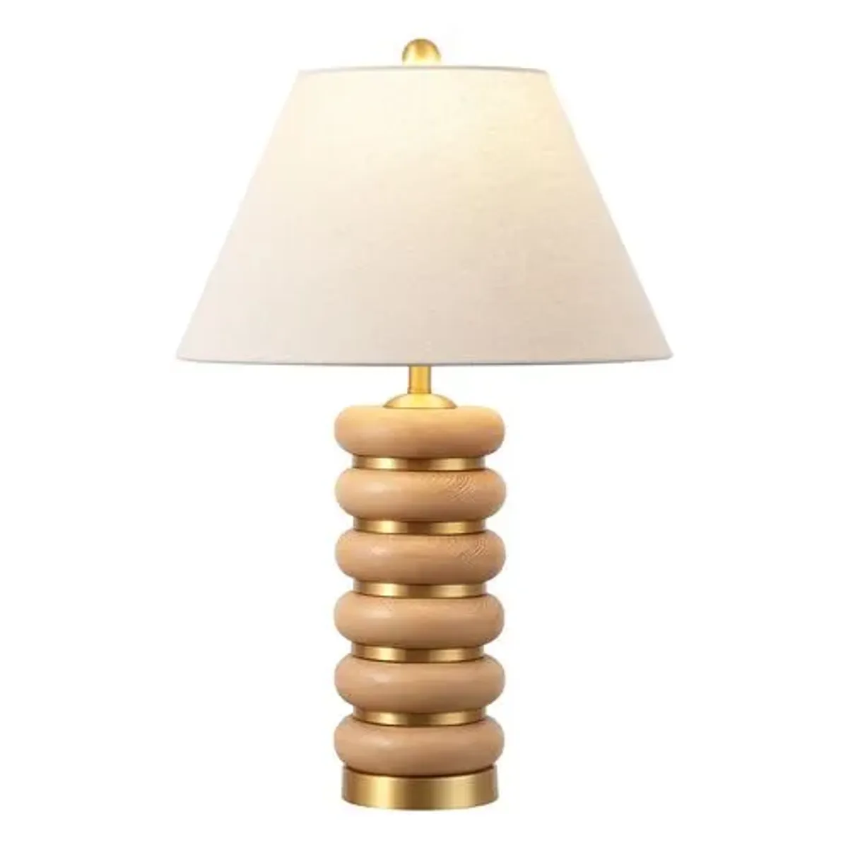 Illiana 25" Table Lamp - Brown