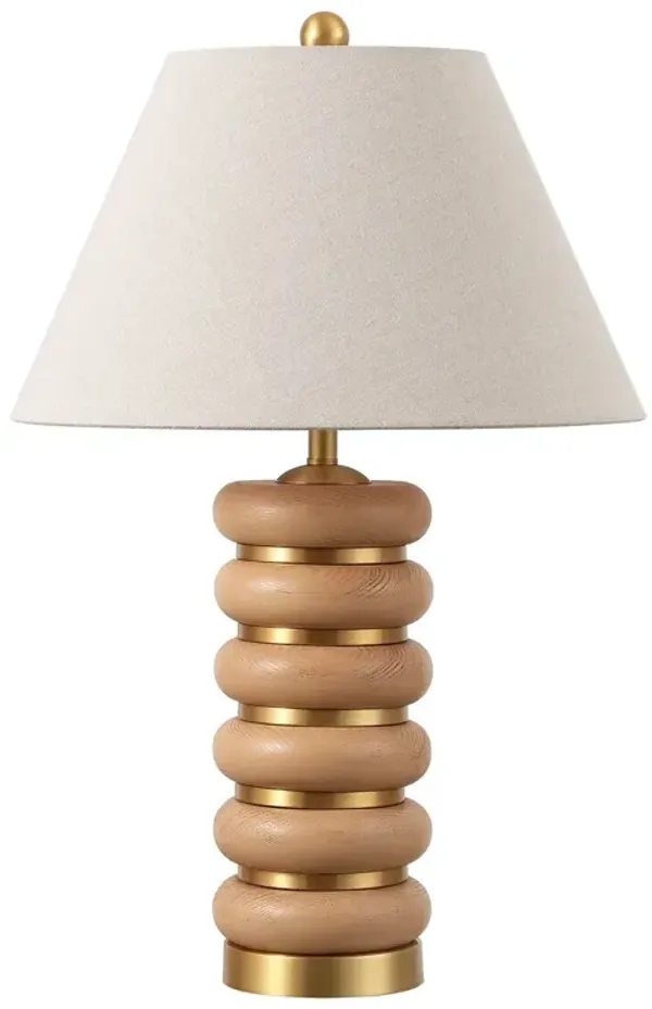 Illiana 25" Table Lamp - Brown