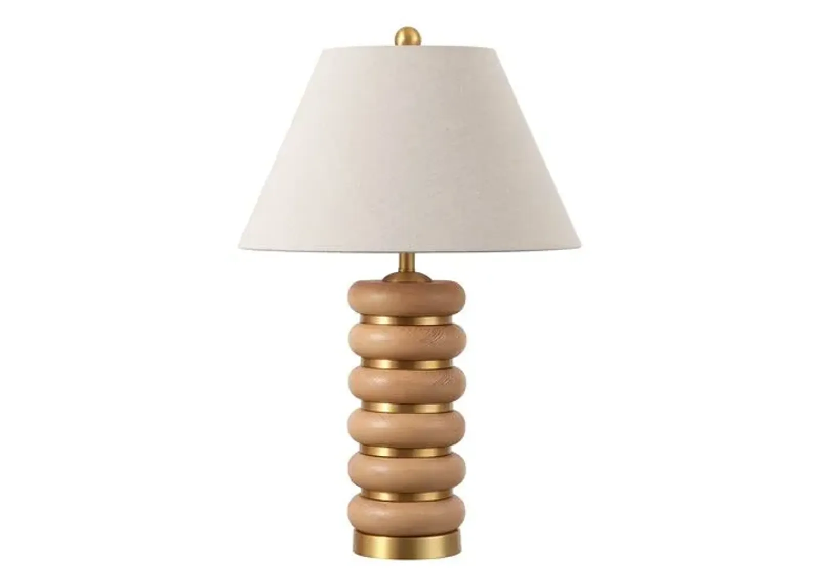 Illiana 25" Table Lamp - Brown