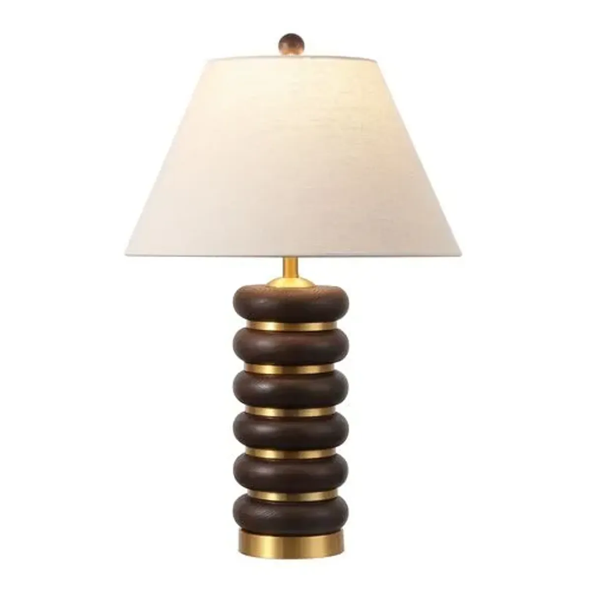 Illiana 25" Table Lamp - Brown