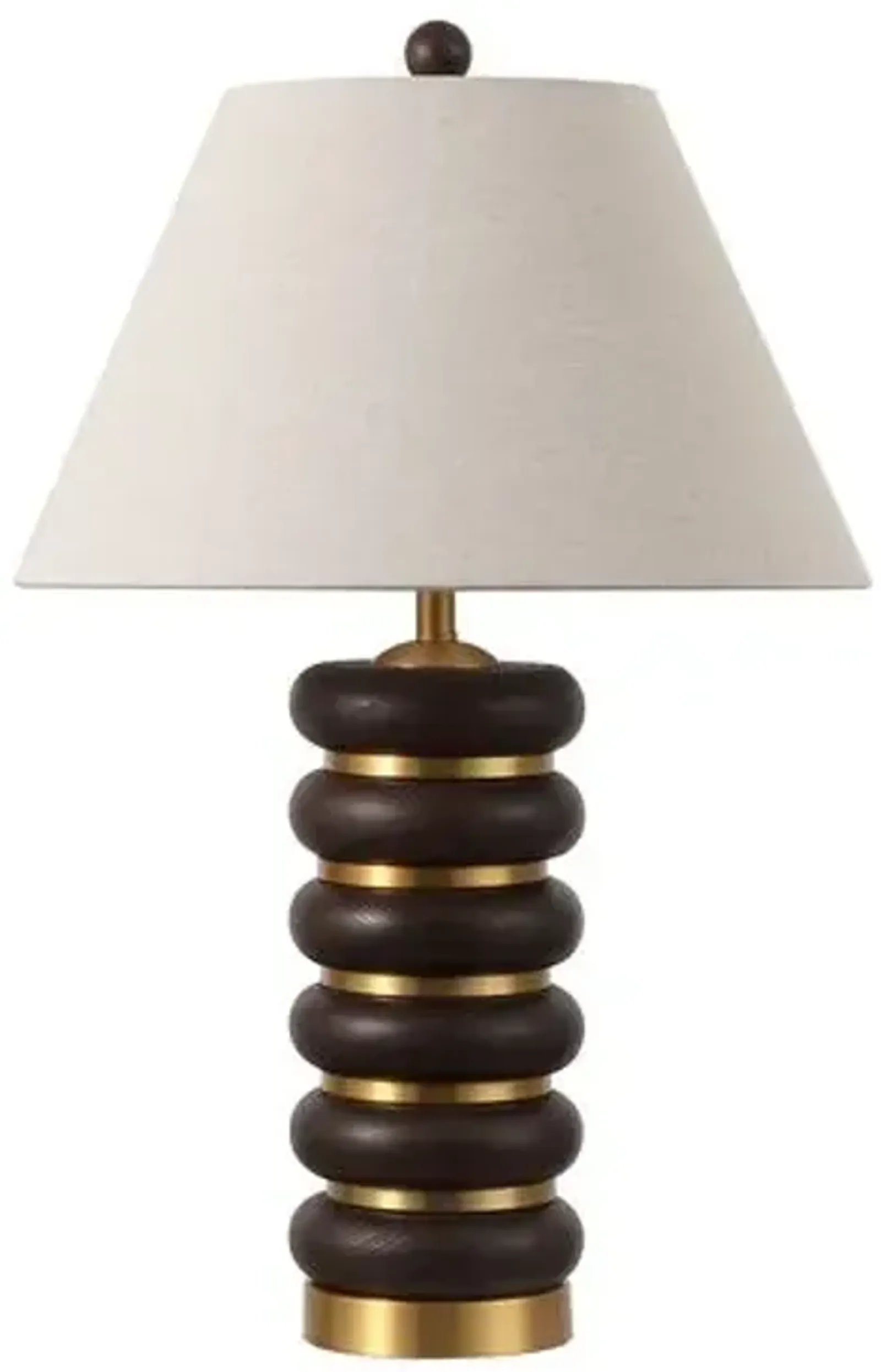 Illiana 25" Table Lamp - Brown