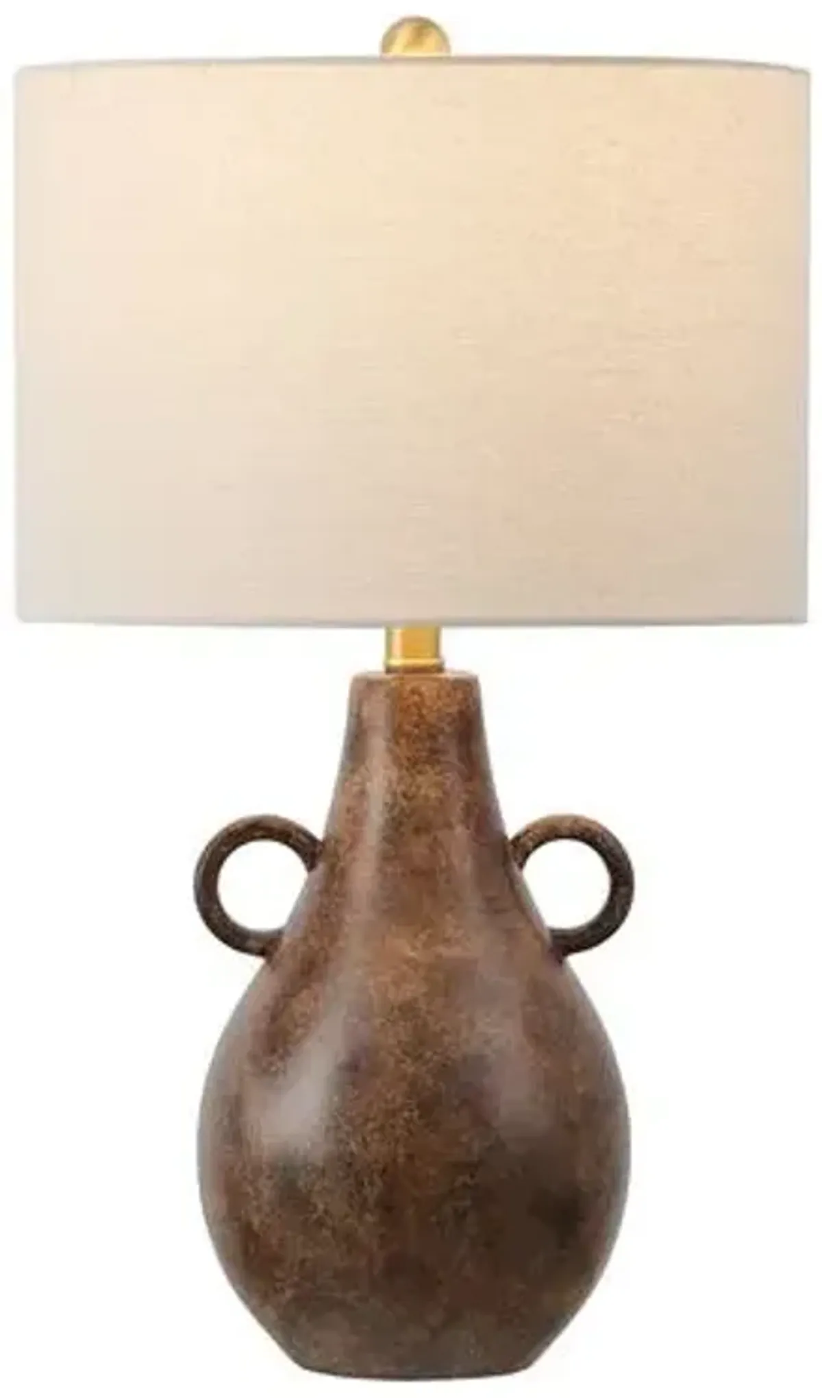 Sfen 24.5" Table Lamp - Antique Brown