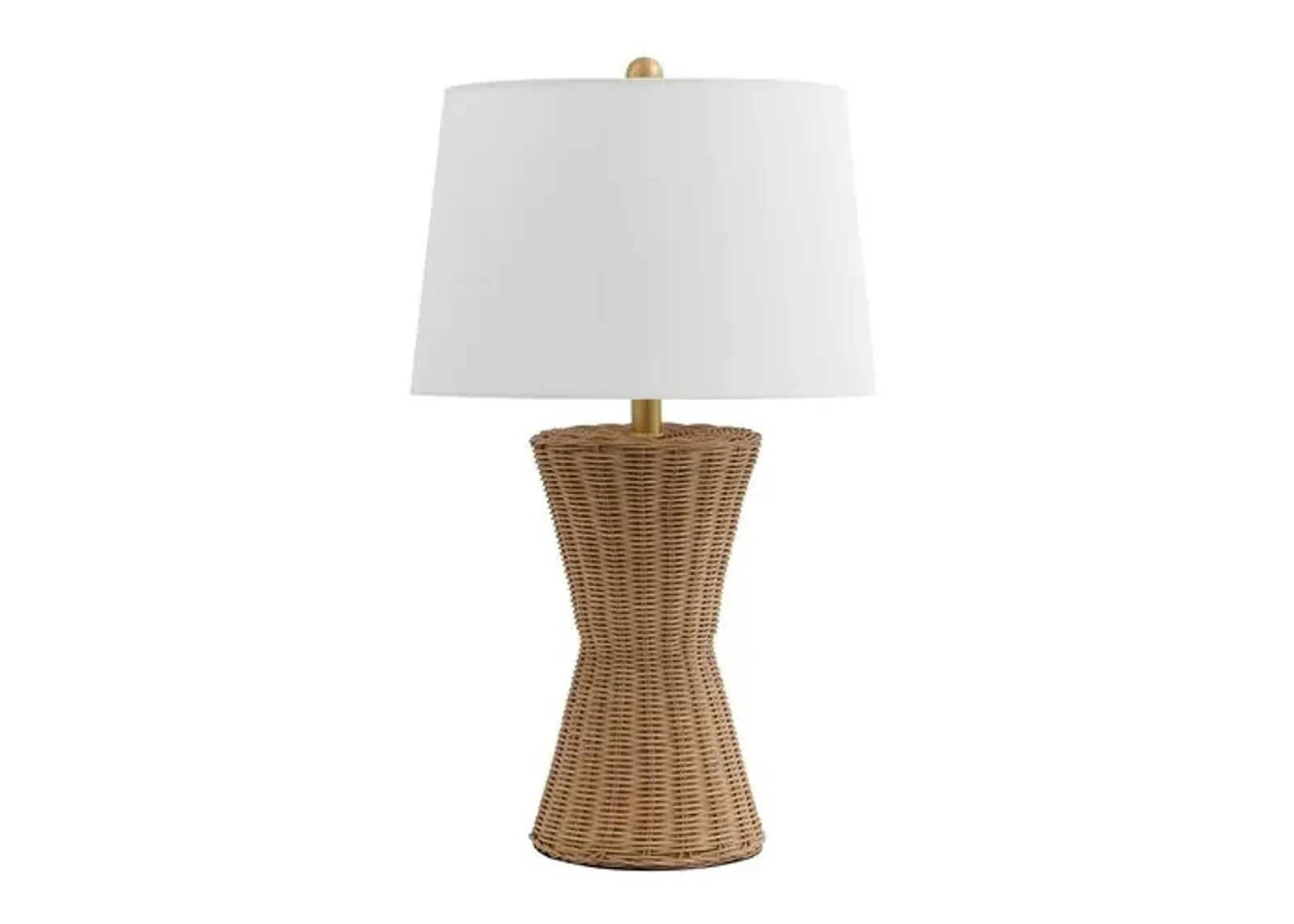 Bessie 26" Table Lamp - Natural/Brass - Brown