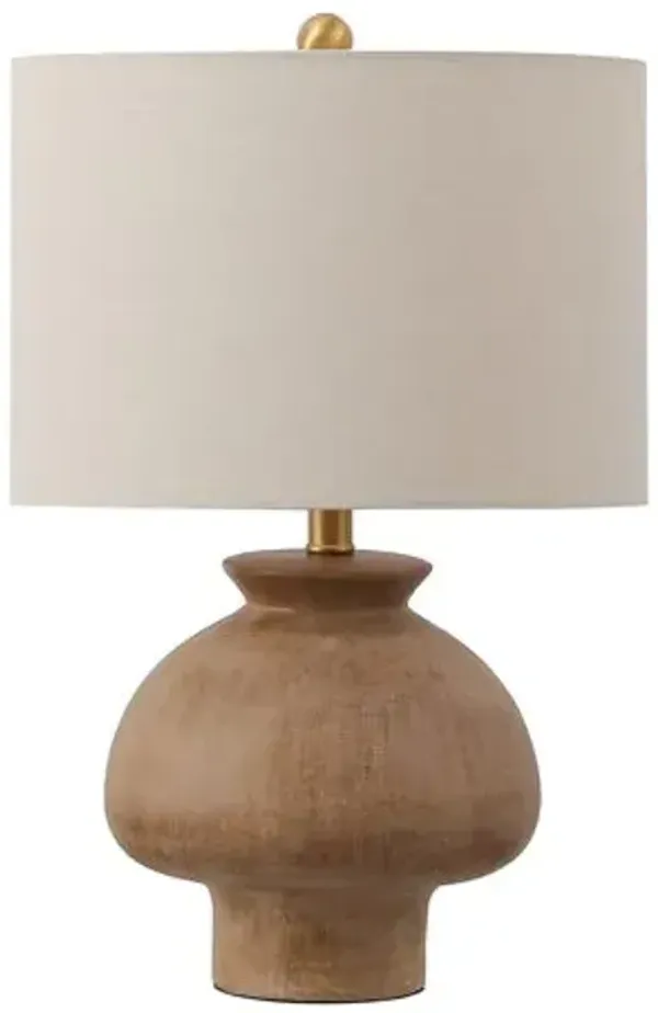 Fianna 23" Table Lamp - Light Brown