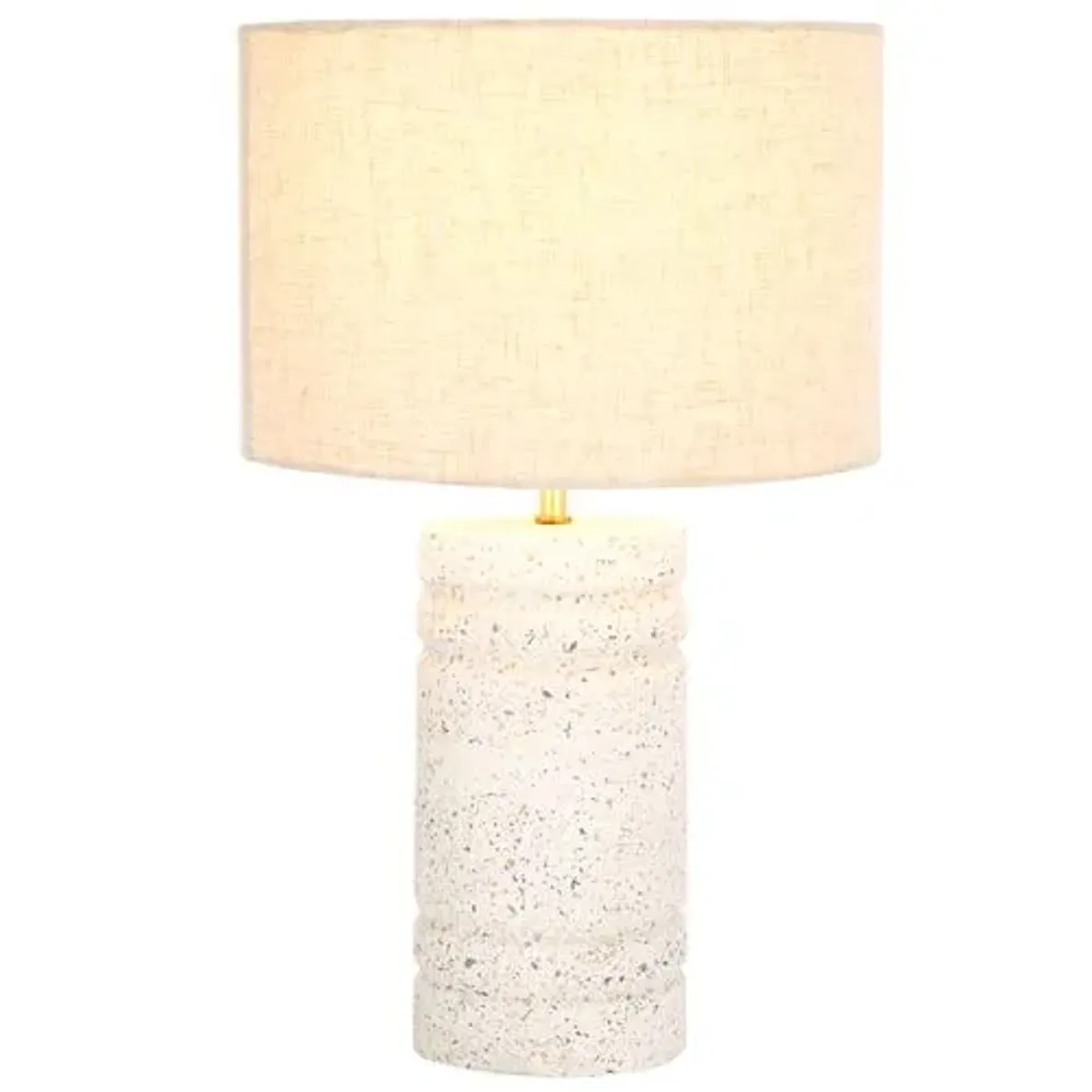 Giana Terrazzo Table Lamp - White