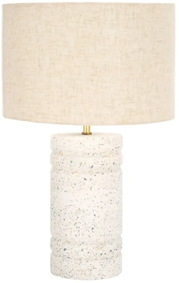 Giana Terrazzo Table Lamp - White
