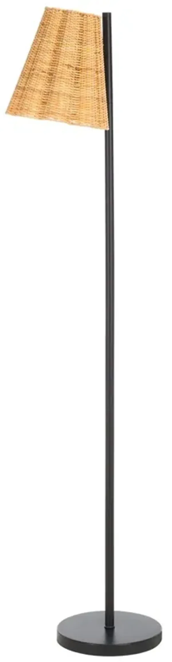 Nat 60" Floor Lamp - Natural/Black