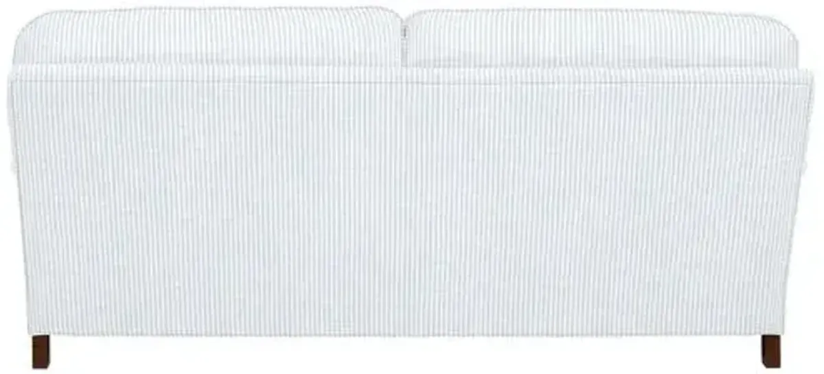 Archie Sofa - Inside Out Ticking Stripe - Handcrafted