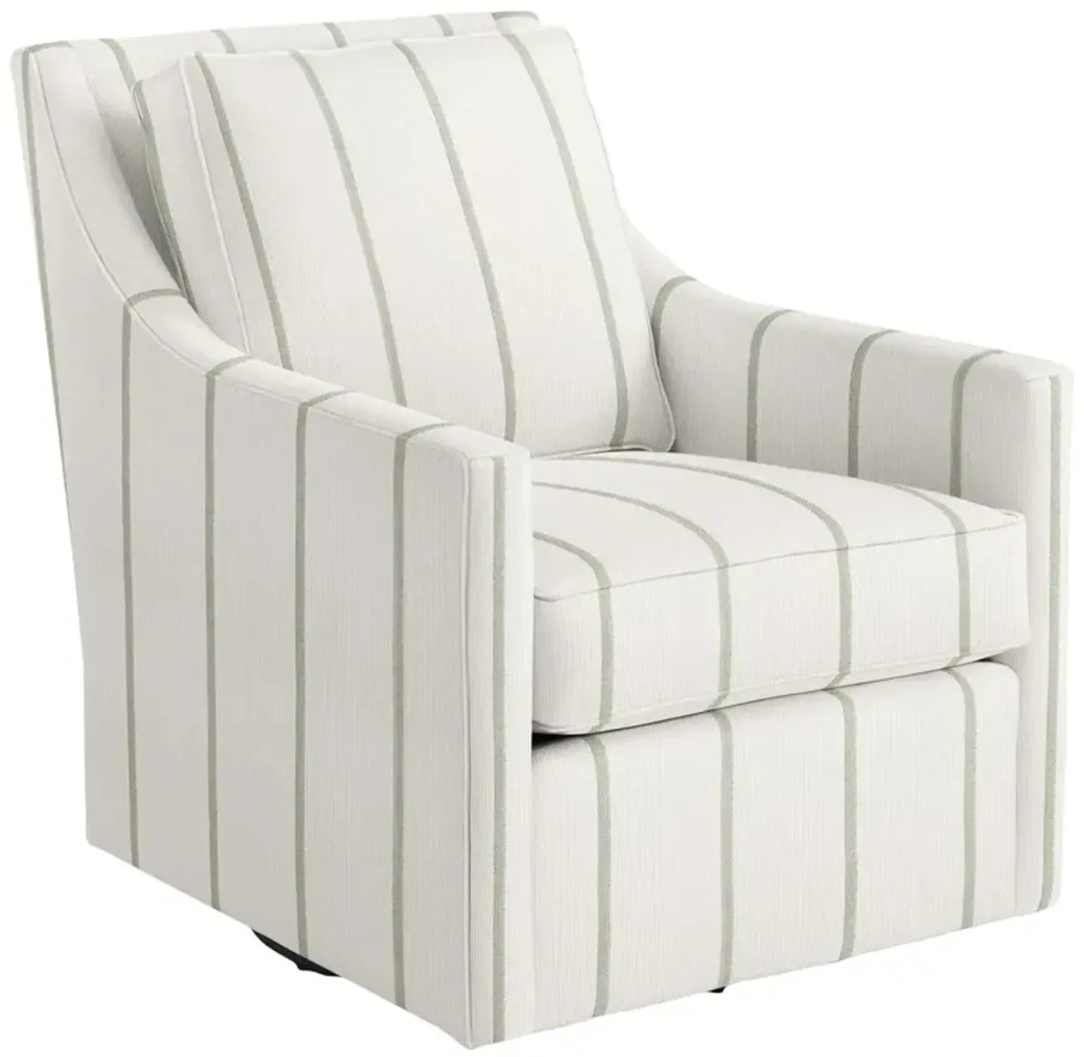 Elwood Swivel Chair, Jamie Stripe