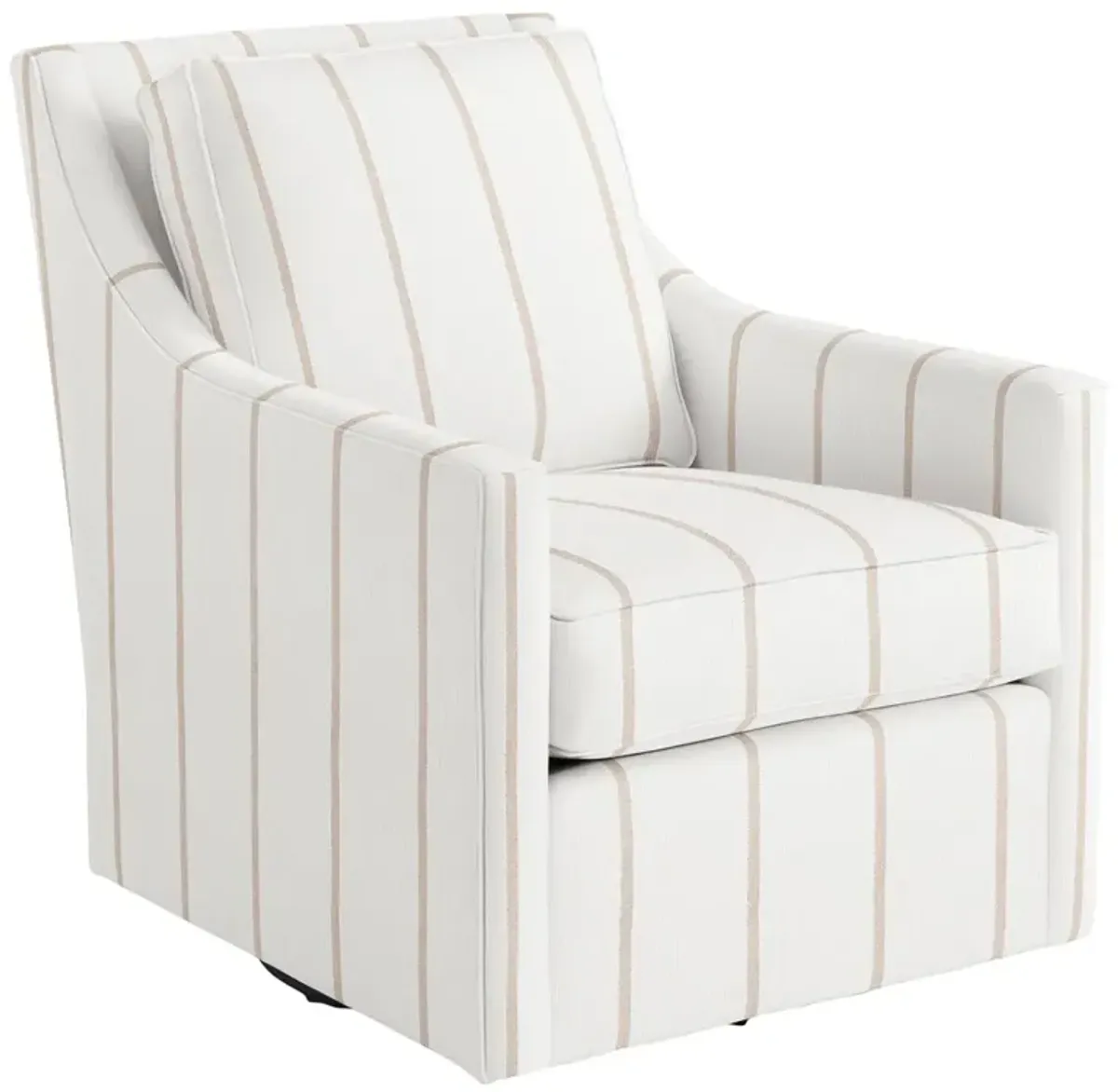Elwood Swivel Chair, Jamie Stripe