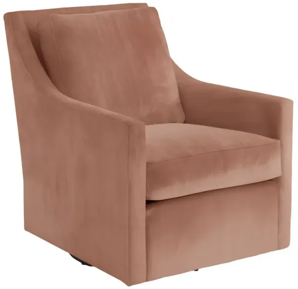 Elwood Swivel Chair, Crypton Velvet