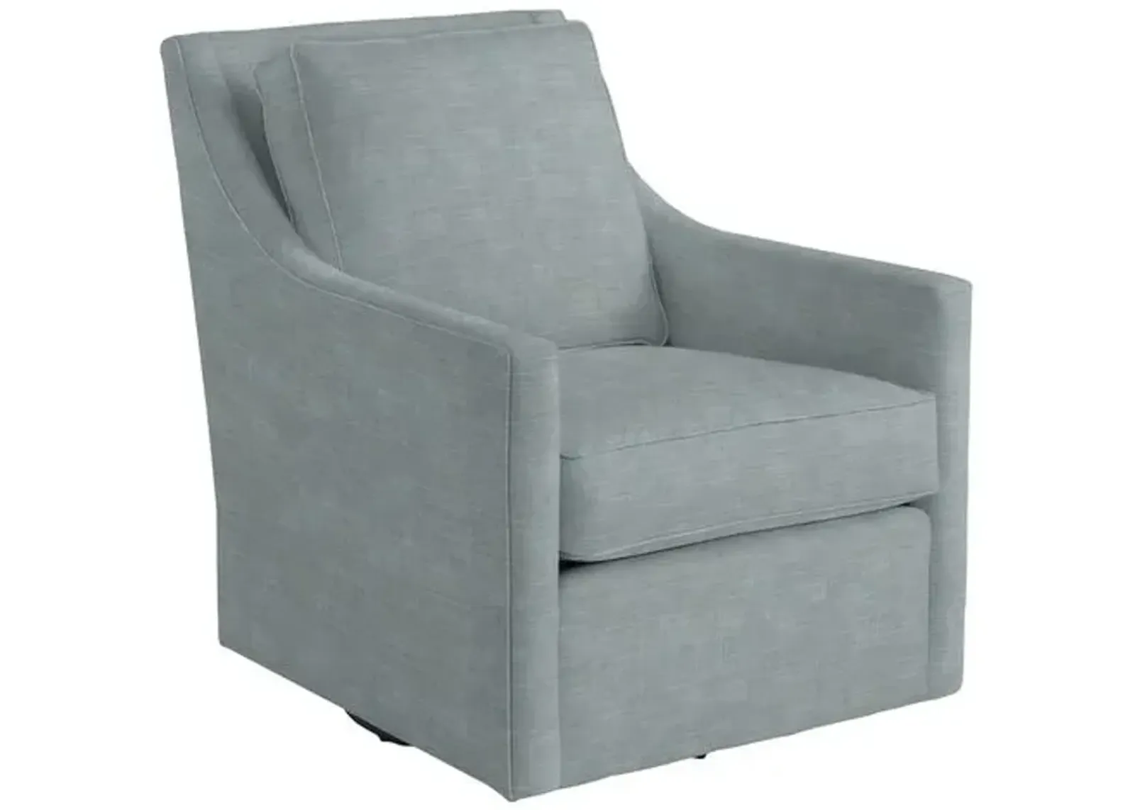 Elwood Swivel Chair - Crypton Linen - Handcrafted