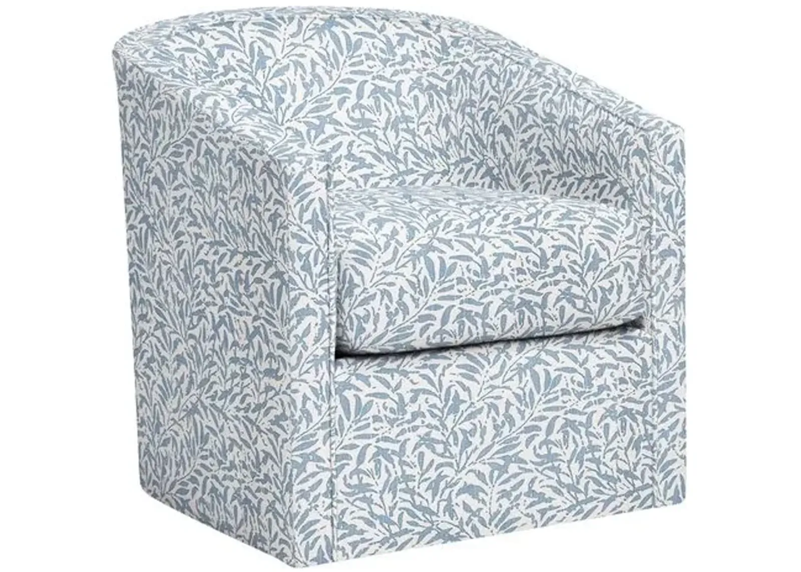 Sloane Swivel Chair - Lunden Floral - Handcrafted