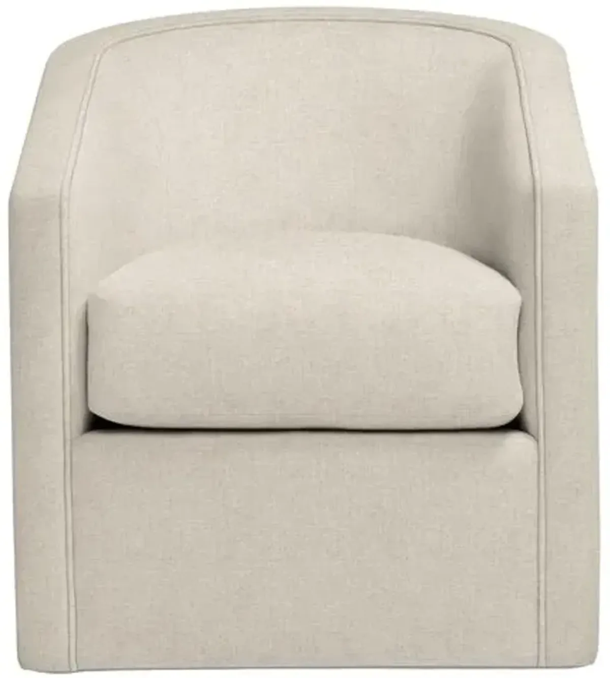 Sloane Swivel Chair - Crypton Linen - Handcrafted