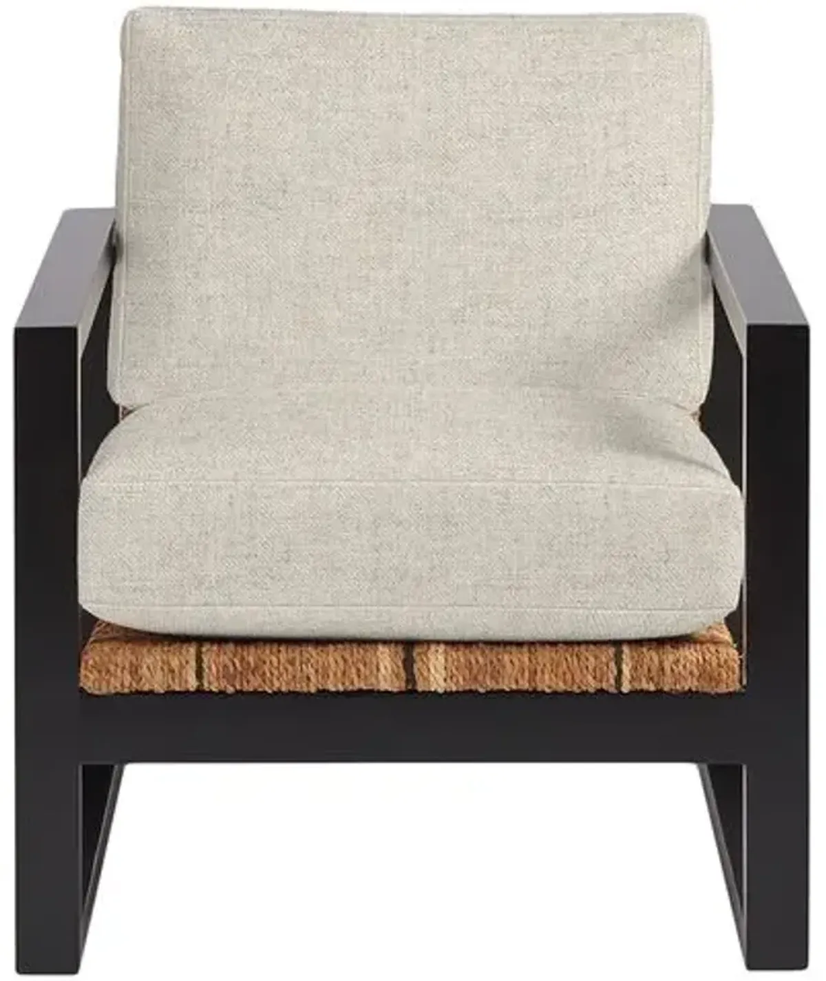 Broderick Exposed Wood Chair - Crypton Linen - Handcrafted - Beige