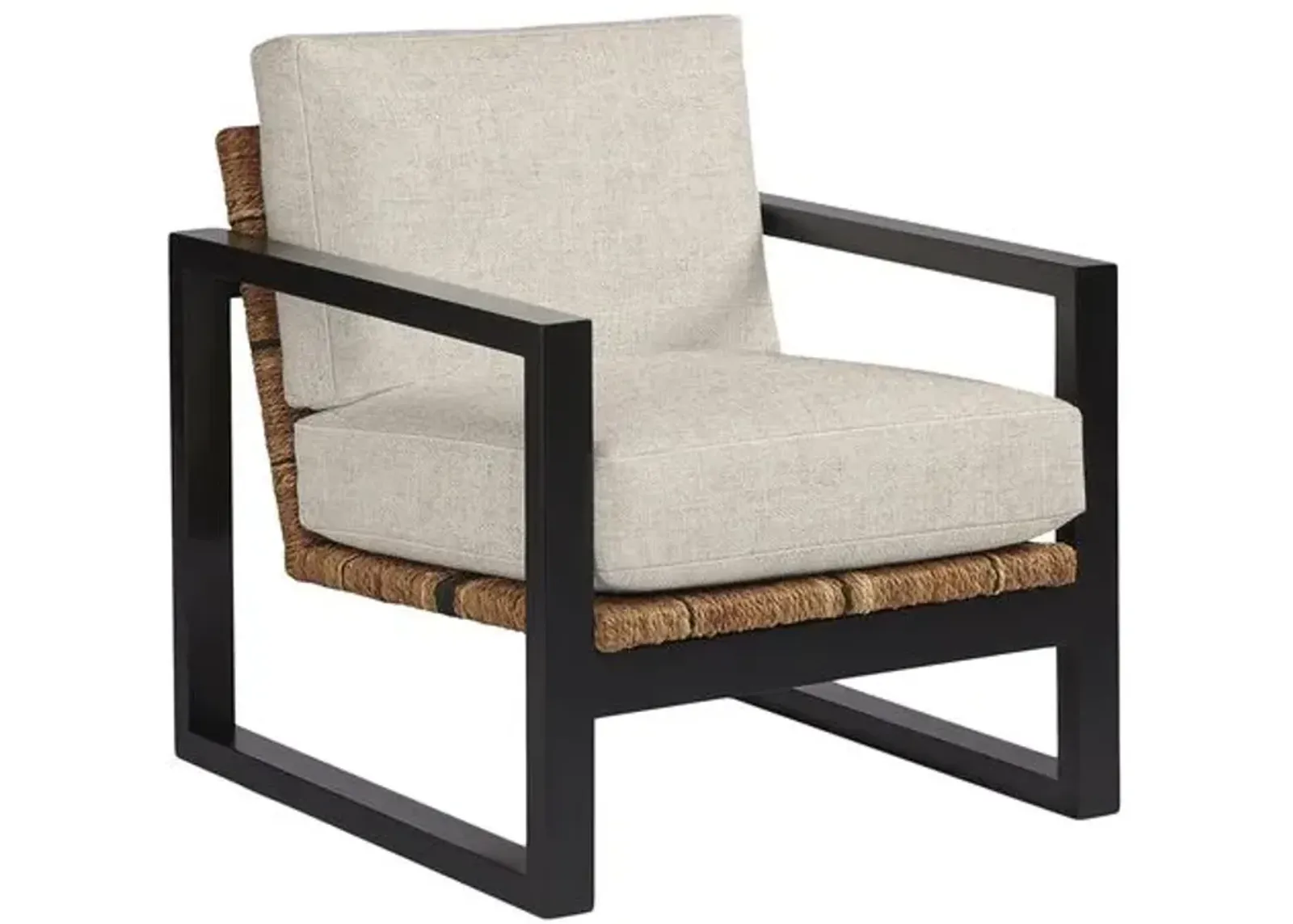 Broderick Exposed Wood Chair - Crypton Linen - Handcrafted - Beige